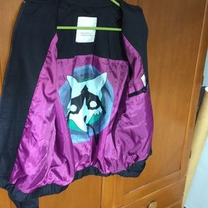 Bomber style black jacket RARE!
